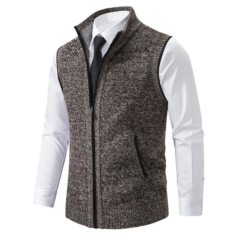 Rubén | Sleeveless woven fleece vest