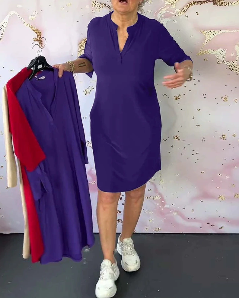 Orlane | Elegant V-neck dress