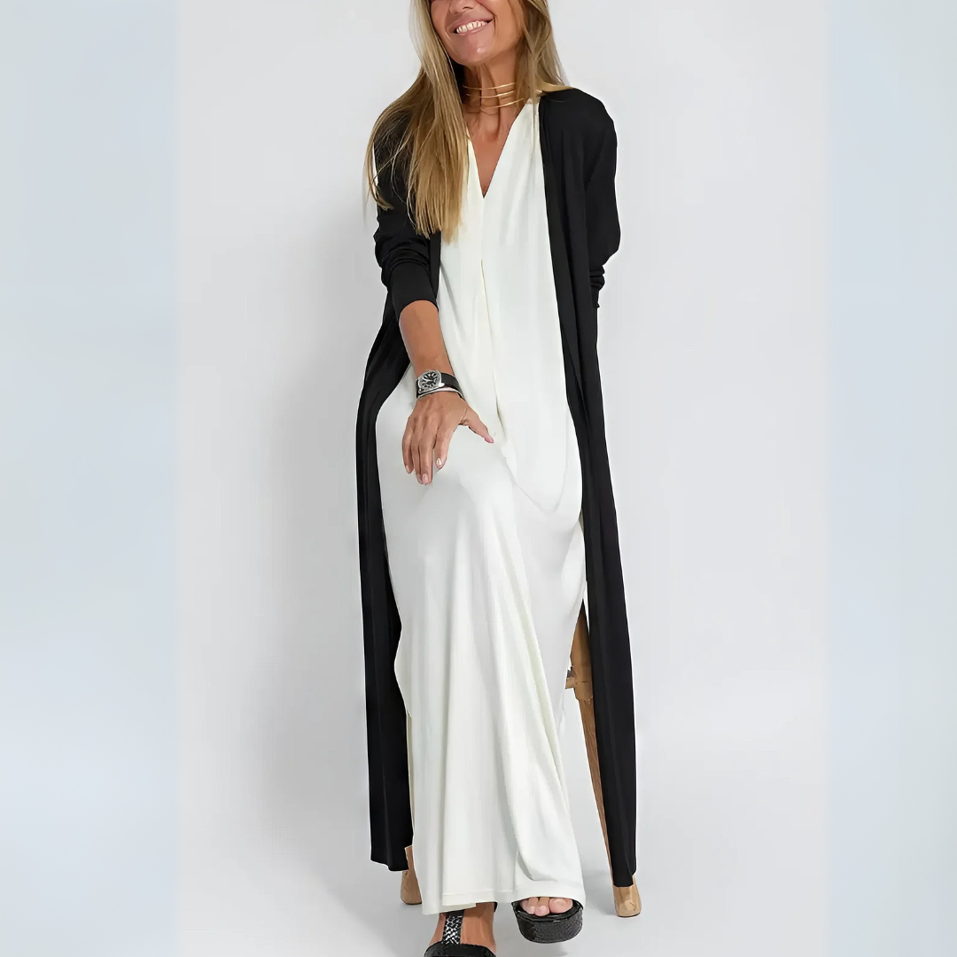 Misha | Elegant maxi dress + matching jacket FREE GIFT