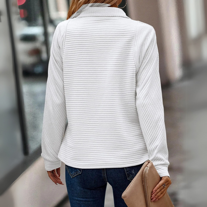 Vina | Elegant half-zip sweater