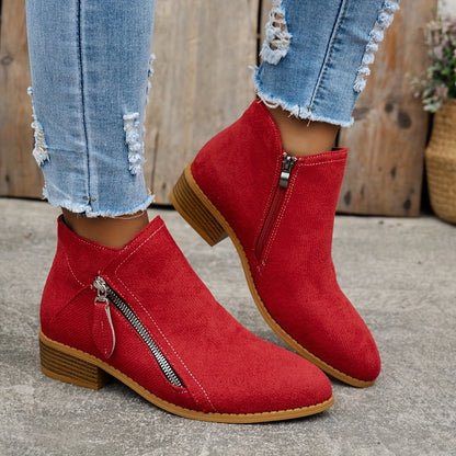 Amélia | Elegant ankle boots with side closure