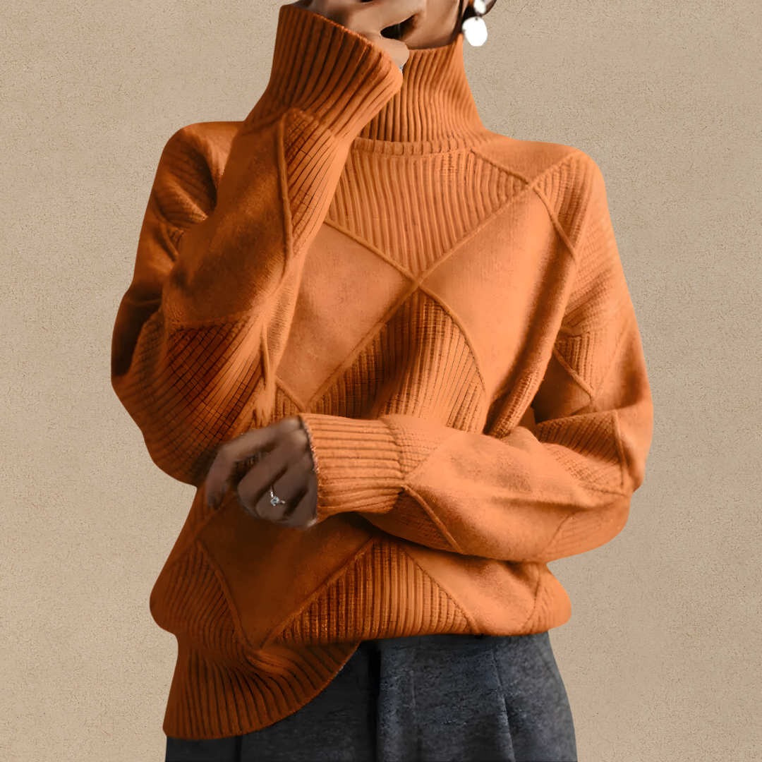 Maelis | Structured sweater with warm elegance
