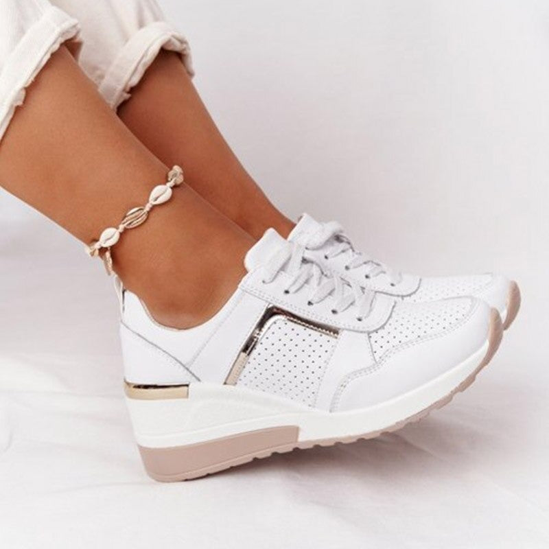 Lorelei | Luxury jute heeled sneakers