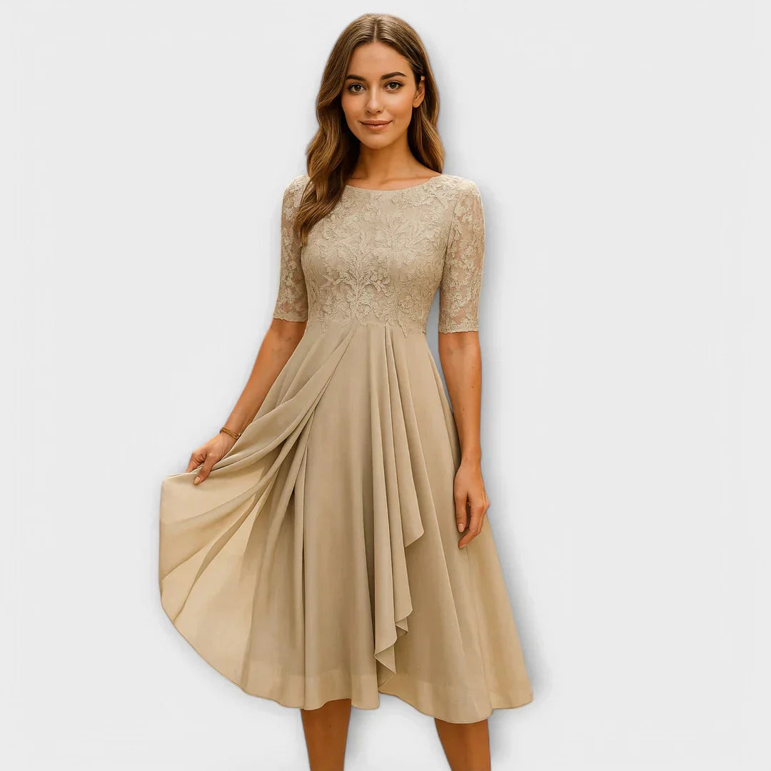 Jacinthe | Elegant midi dress