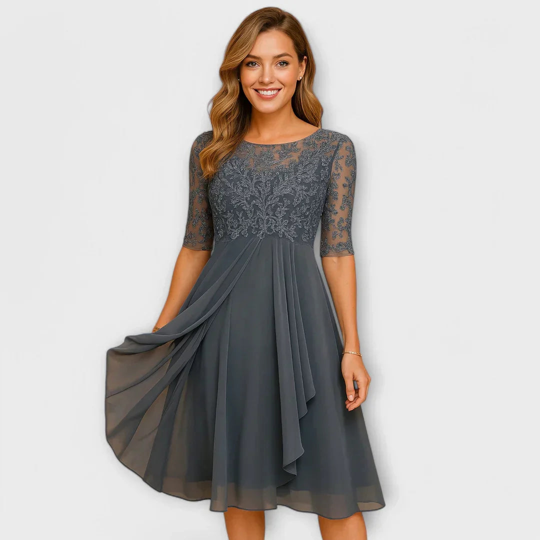 Jacinthe | Elegant midi dress