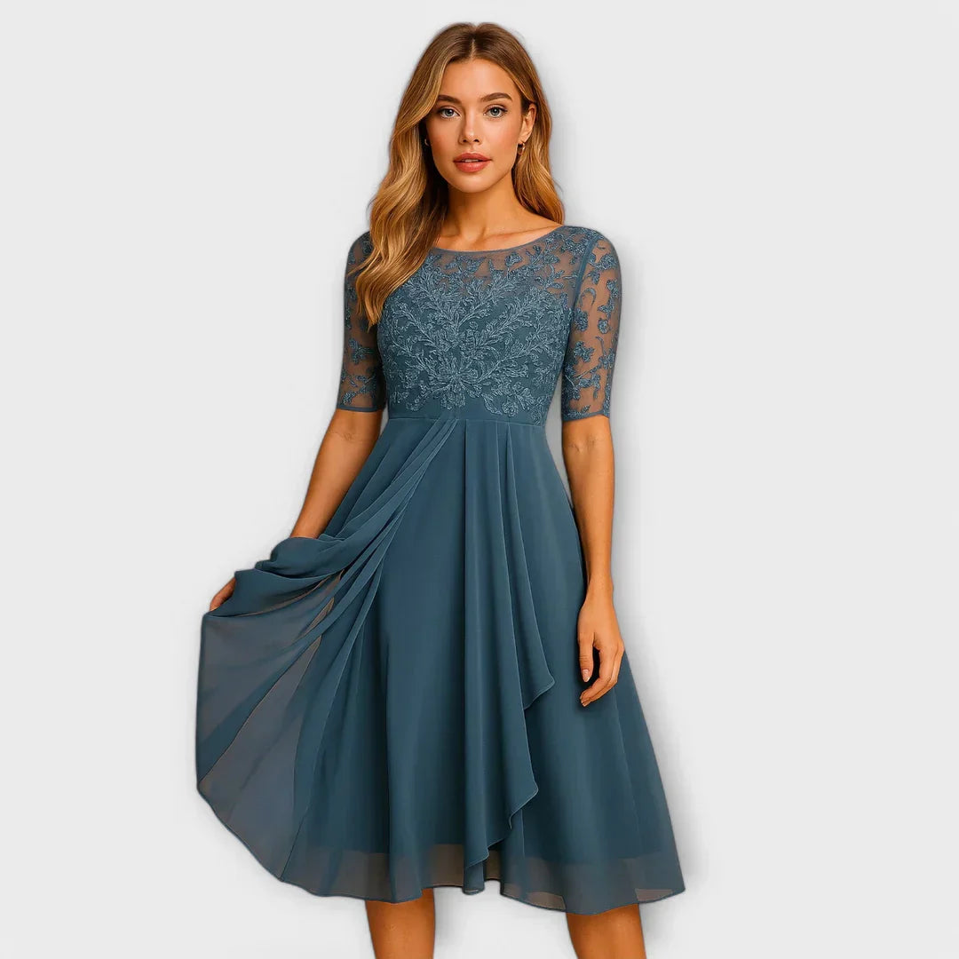 Jacinthe | Elegant midi dress