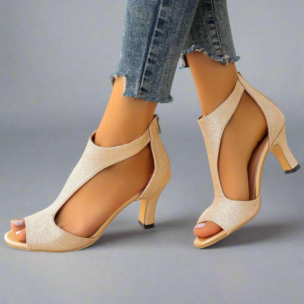 Heidrun | Elegant Sandals with Comfortable Heels