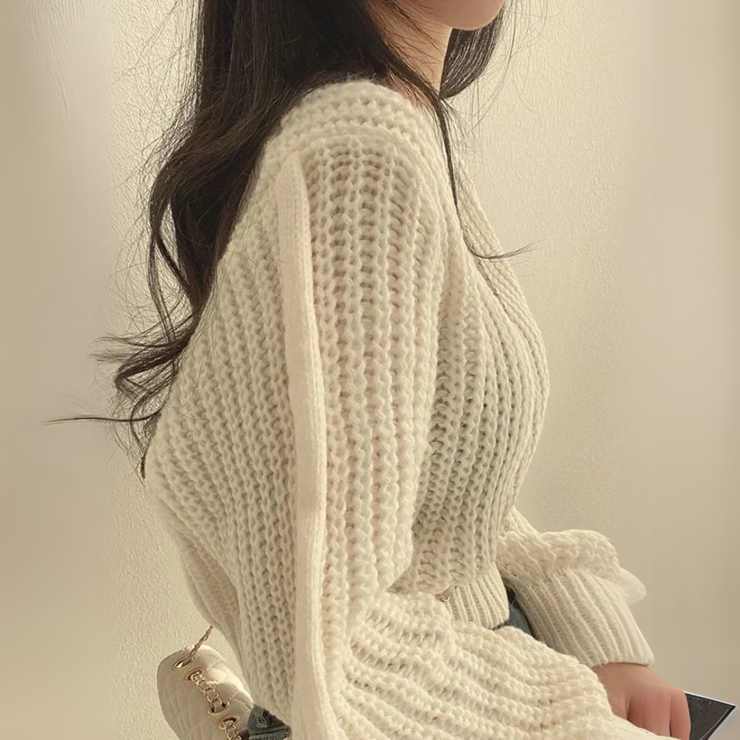 Cristina | Elegant long-sleeved sweater