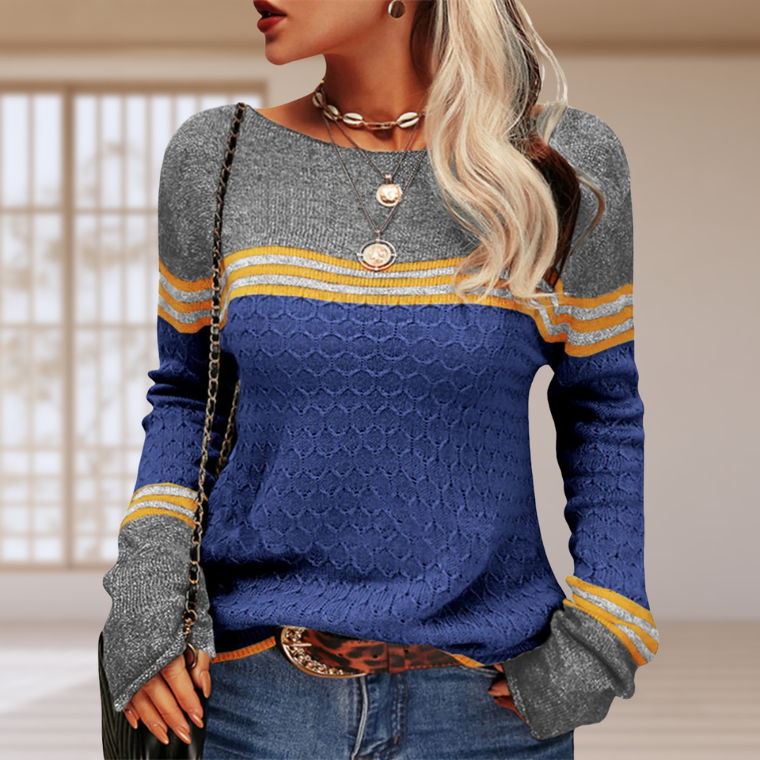 Beatriz | Casual striped knit T-shirt