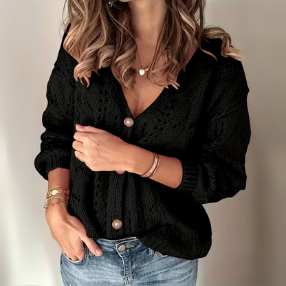 Manuela | Knitted sweater with buttons