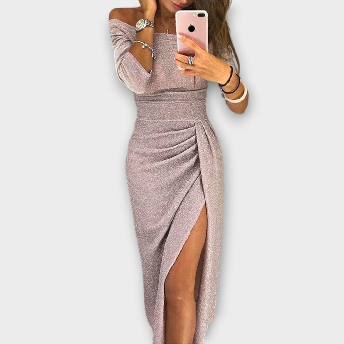 Lena | Elegant off-shoulder dress