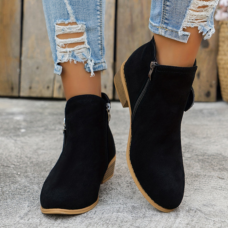 Amélia | Elegant ankle boots with side closure