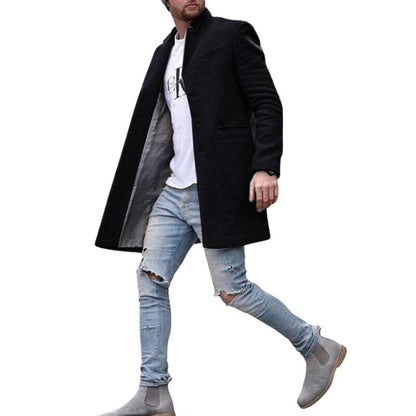 Enrique | Classic long wool coat