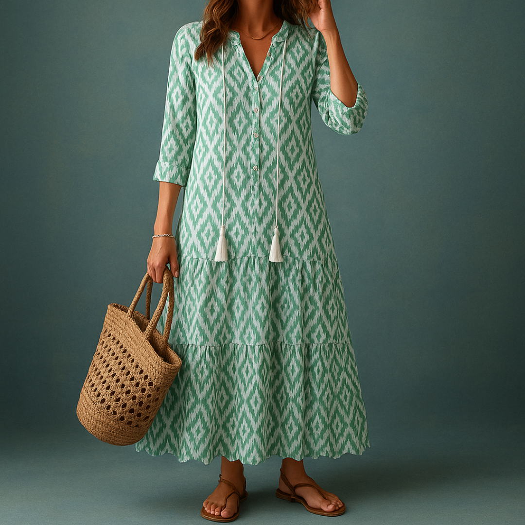 Tonee | Bohemian dress with belly coverage
