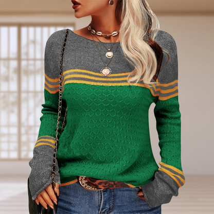 Beatriz | Casual striped knit T-shirt
