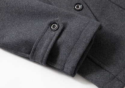Adrien | Refined winter coat with stand-up collar