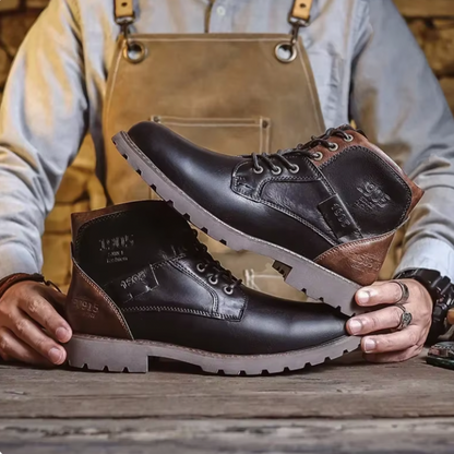 Benoît | Sturdy ankle boots with a handcrafted look