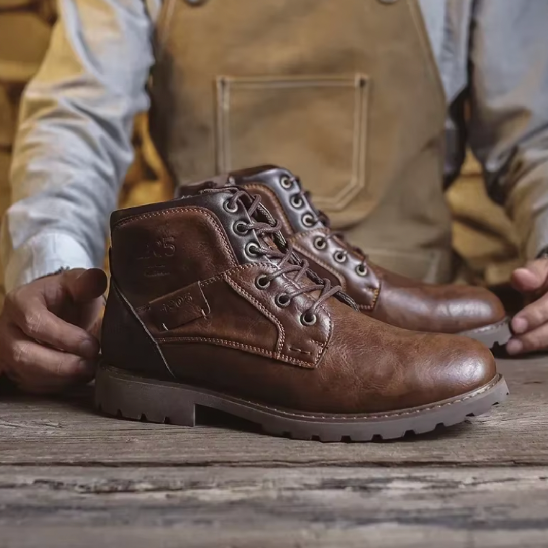 Benoît | Sturdy ankle boots with a handcrafted look