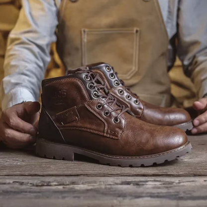 Benoît | Sturdy ankle boots with a handcrafted look