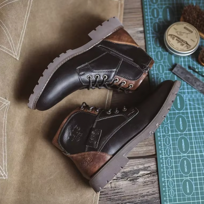 Benoît | Sturdy ankle boots with a handcrafted look