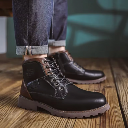 Benoît | Sturdy ankle boots with a handcrafted look