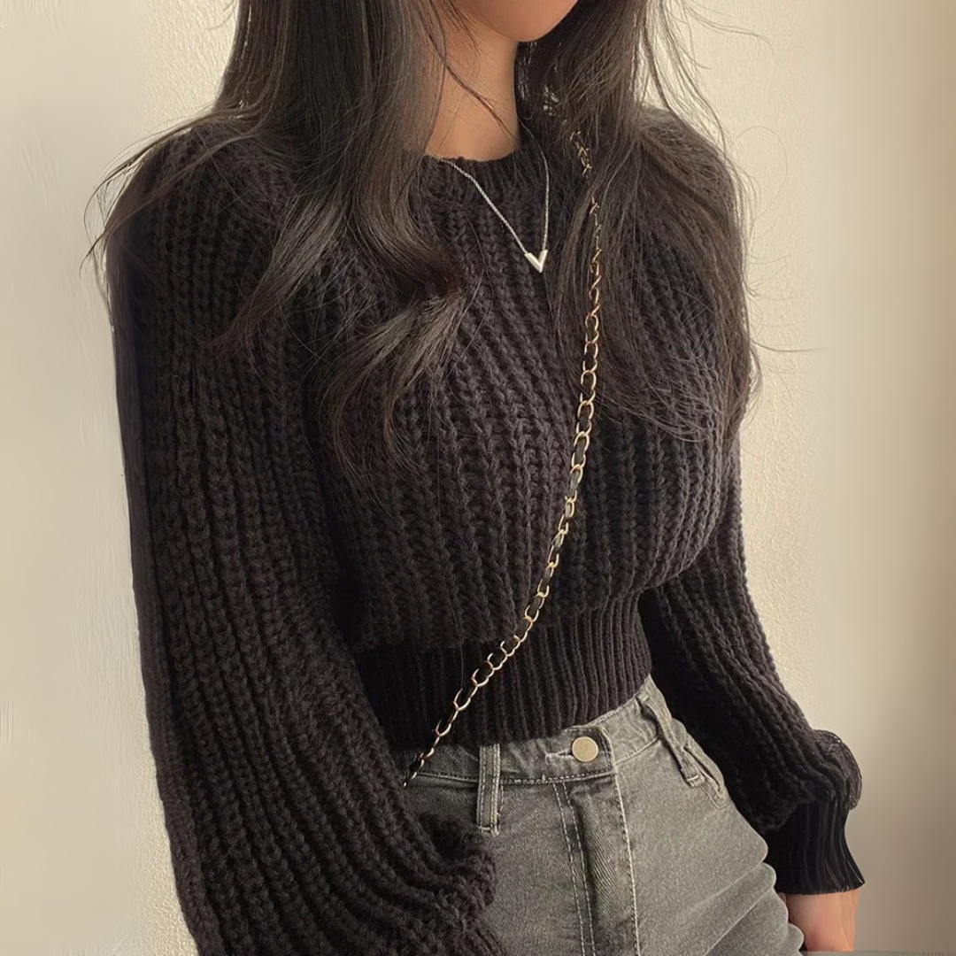 Cristina | Elegant long-sleeved sweater