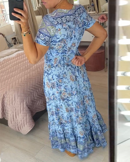 Wibia | V-neck dress with floral print