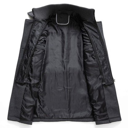 Adrien | Refined winter coat with stand-up collar