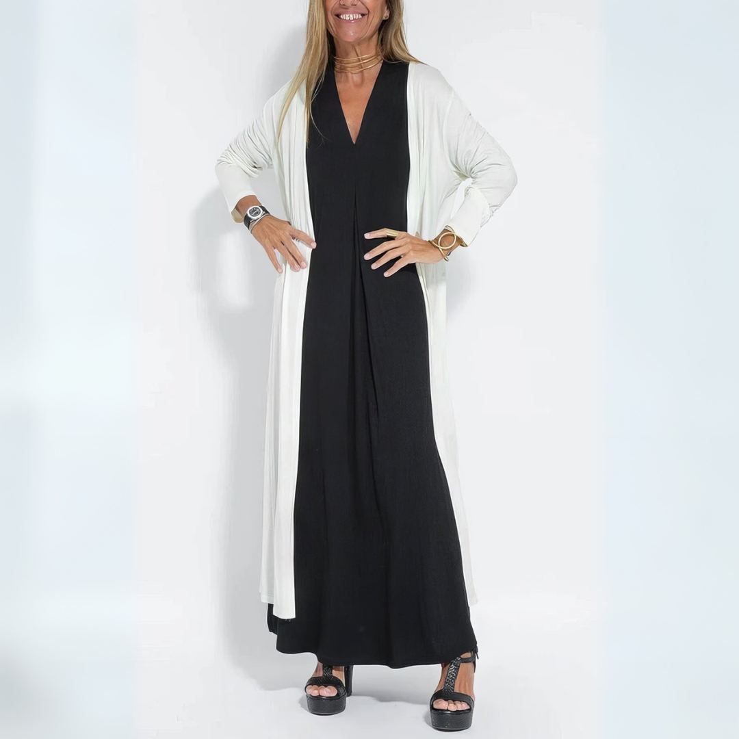 Misha | Elegant maxi dress + matching jacket FREE GIFT