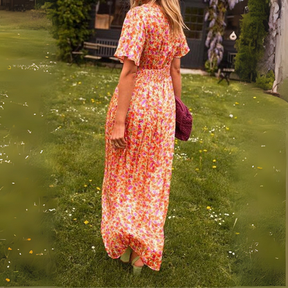 Sandra | Elegant maxi dress with V-neck