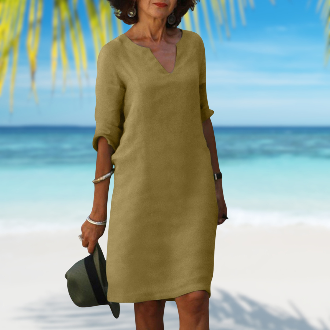 Eulalior | Flowing dress with timeless elegance
