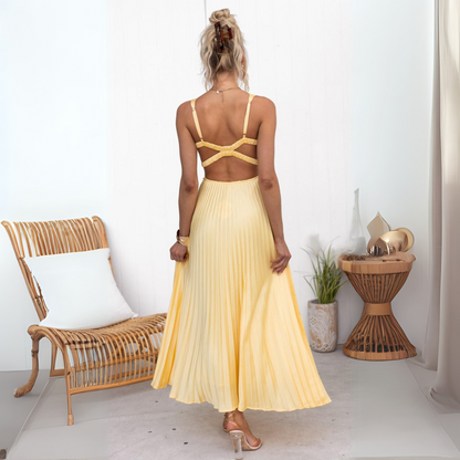 Maribel | Lightweight pleated summer dress