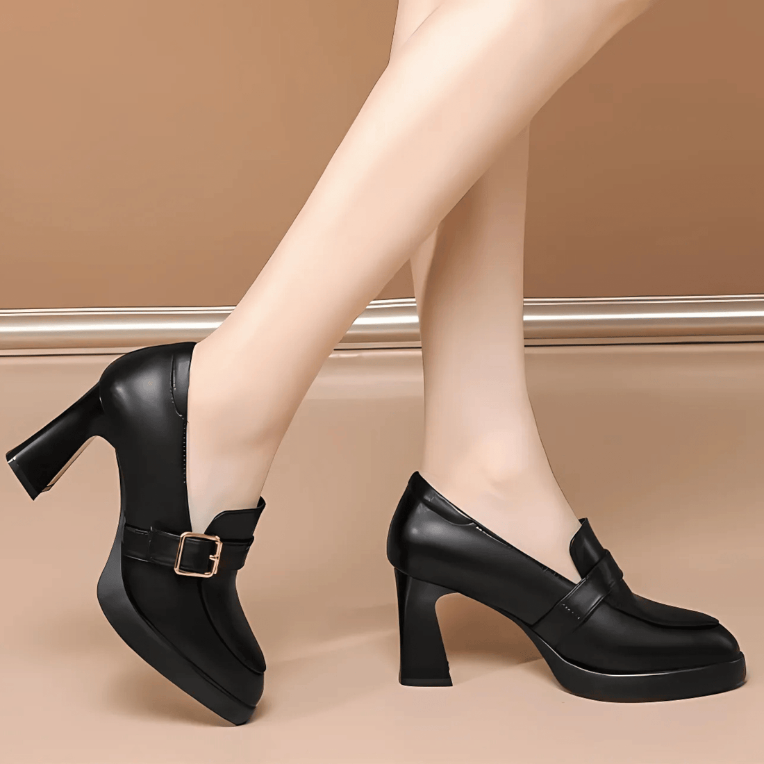 Malena | Classic heeled shoes with buckle