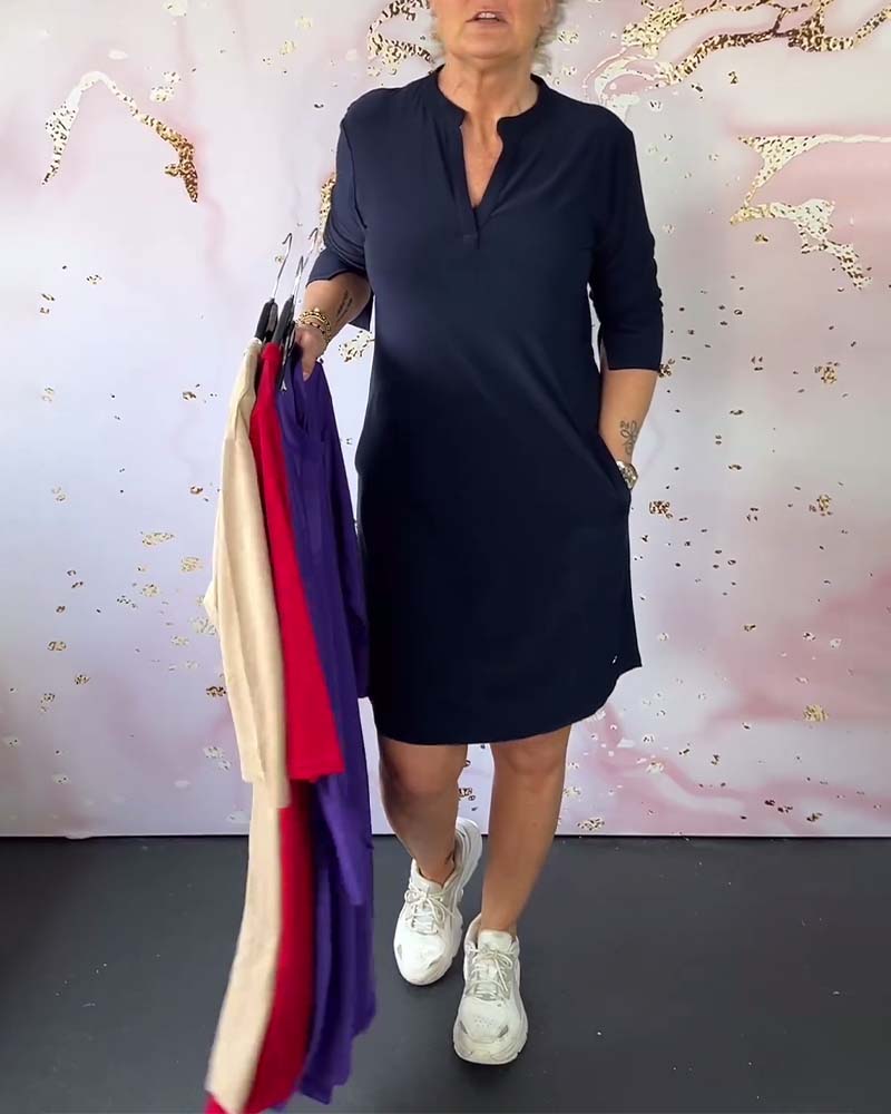 Orlane | Elegant V-neck dress