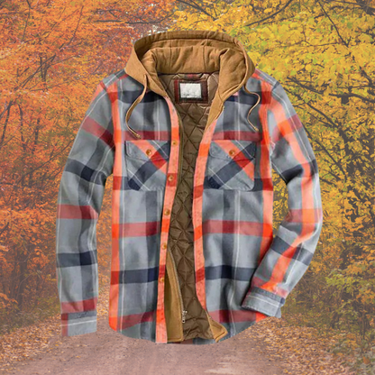 Yves | Plaid patchwork jacket