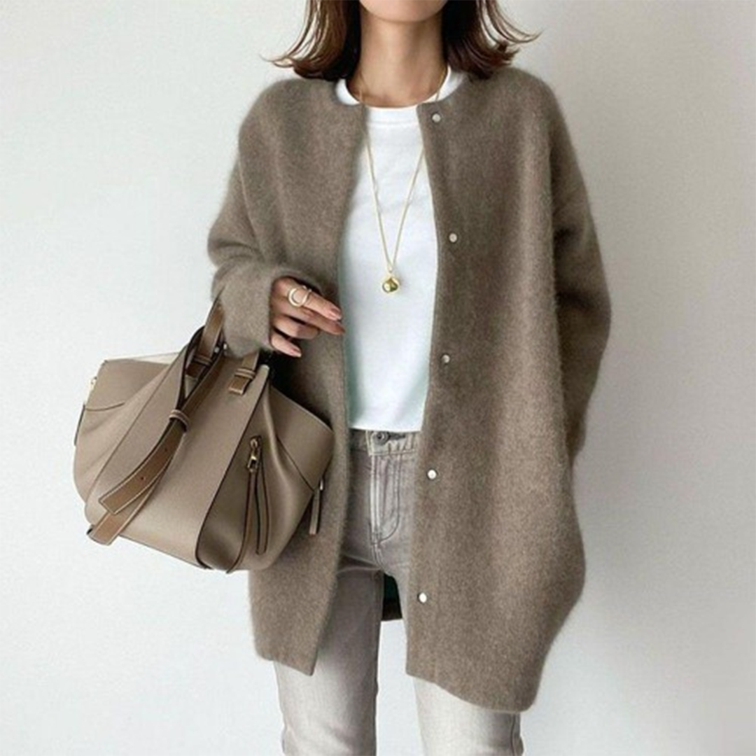 Ariadna | Elegant knitted cashmere jacket