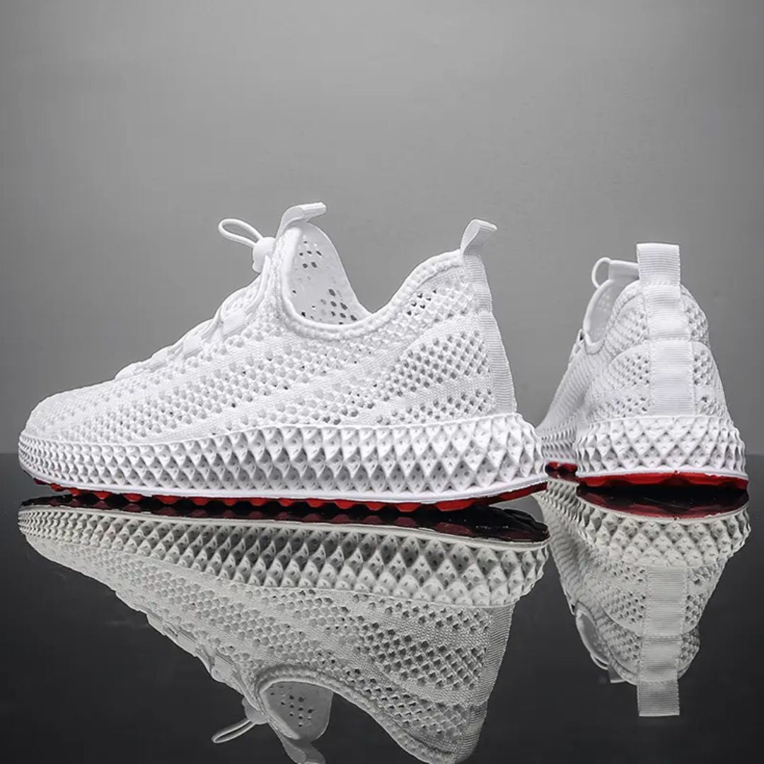 Ignis | White sneakers with contrasting sole
