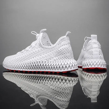 Ignis | White sneakers with contrasting sole