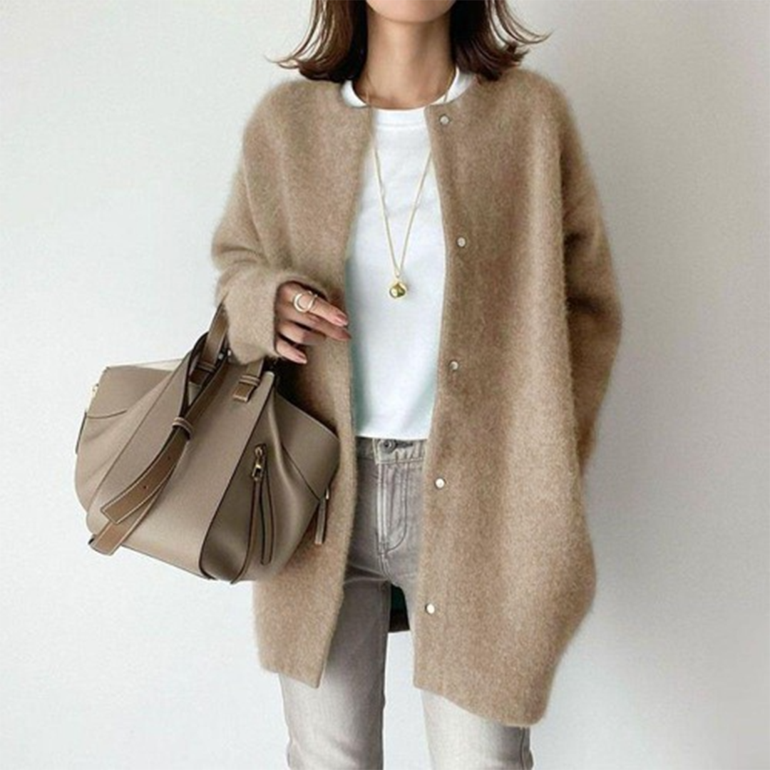 Ariadna | Elegant knitted cashmere jacket