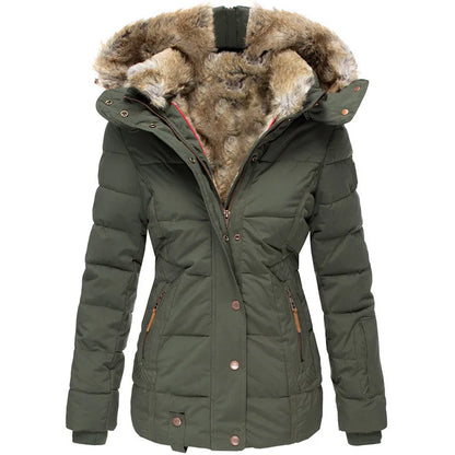 Marisol | Warm winter coat with fur lining