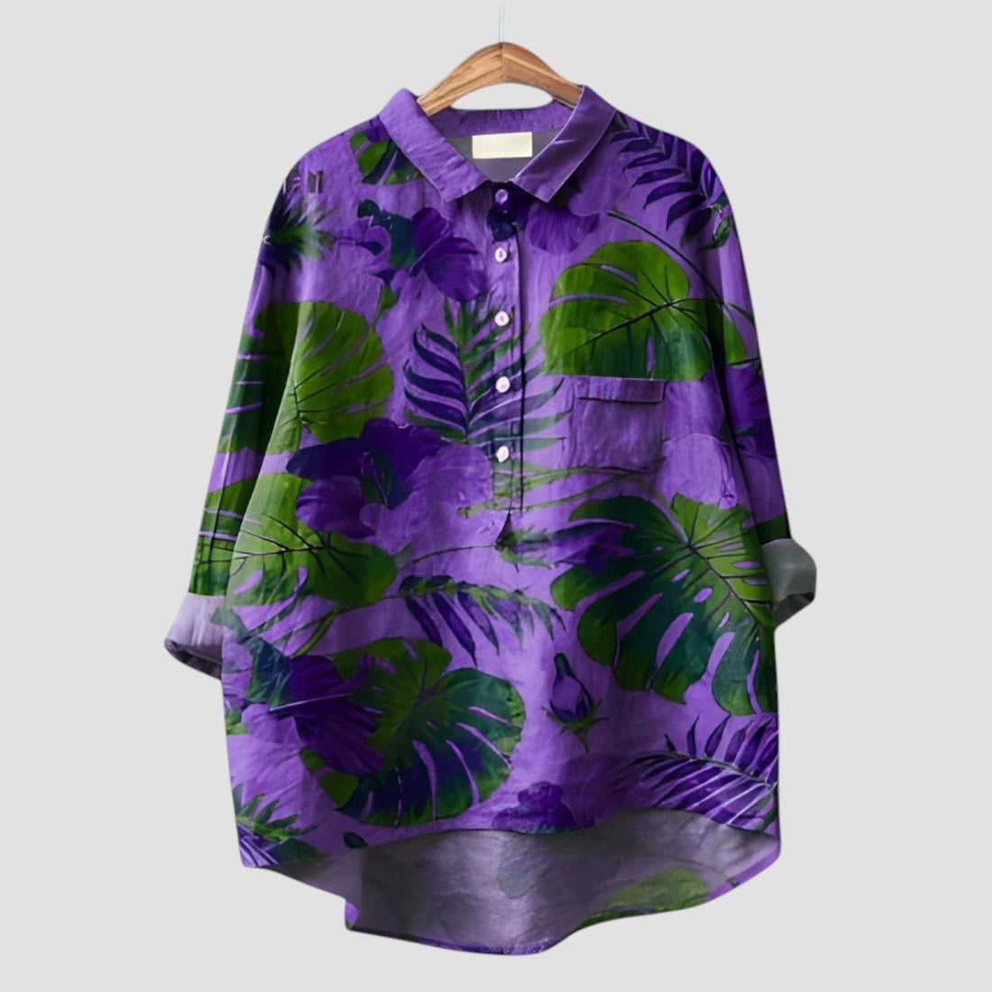 Loredana | Oversized tropical shirt