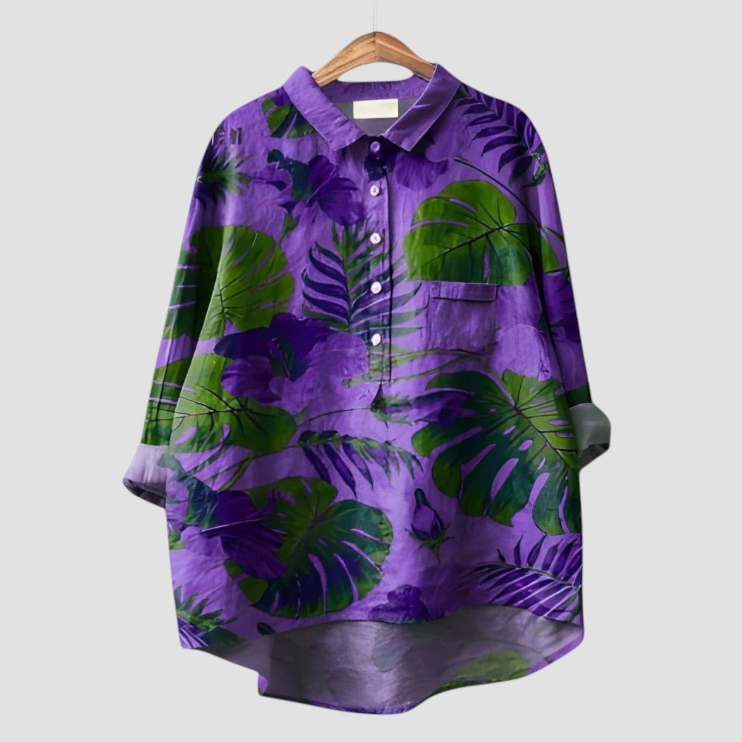 Loredana | Oversized tropical shirt