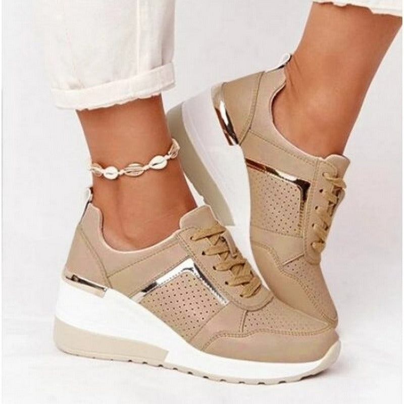 Lorelei | Luxury jute heeled sneakers
