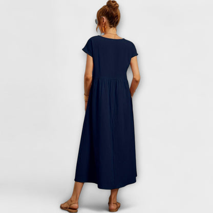 Magnolia | Relaxed Fit Midi Dress with Pockets