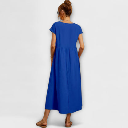 Magnolia | Relaxed Fit Midi Dress with Pockets