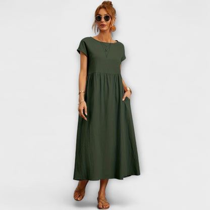 Magnolia | Relaxed Fit Midi Dress with Pockets