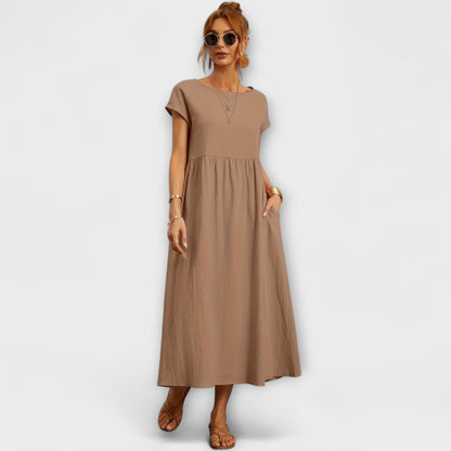 Magnolia | Relaxed Fit Midi Dress with Pockets