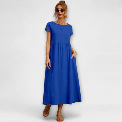 Magnolia | Relaxed Fit Midi Dress with Pockets