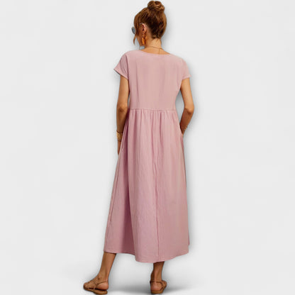 Magnolia | Relaxed Fit Midi Dress with Pockets