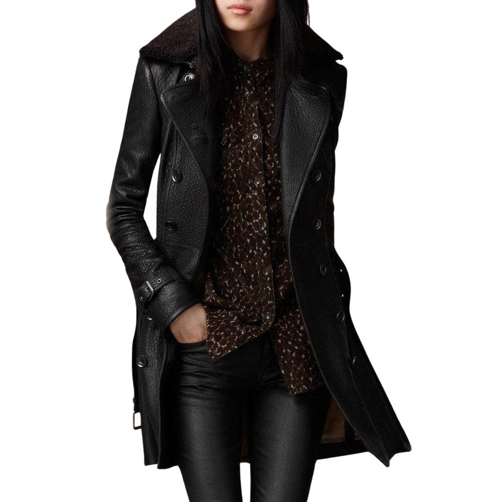 Desireé | Luxury leather trench coat